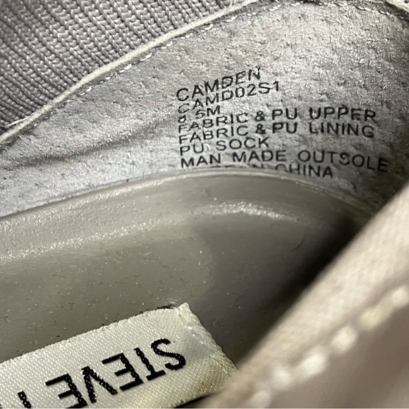 Steve Madden Camden click wedge sneaker ankle boots gray size 8.5 - Picture 9 of 9